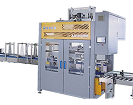 塑料桶自動裝箱機，機油防凍液20升大桶人工裝箱太累了！